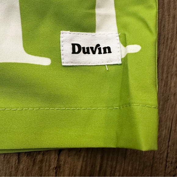 Duvin Design Swim Shorts Cactus Lined Light Green Men’s Size M - Picture 3 of 11